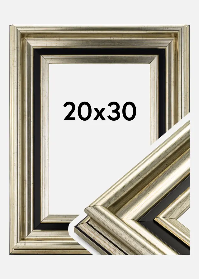 Ramverkstad Frame Gysinge Premium Silver 20x30 cm