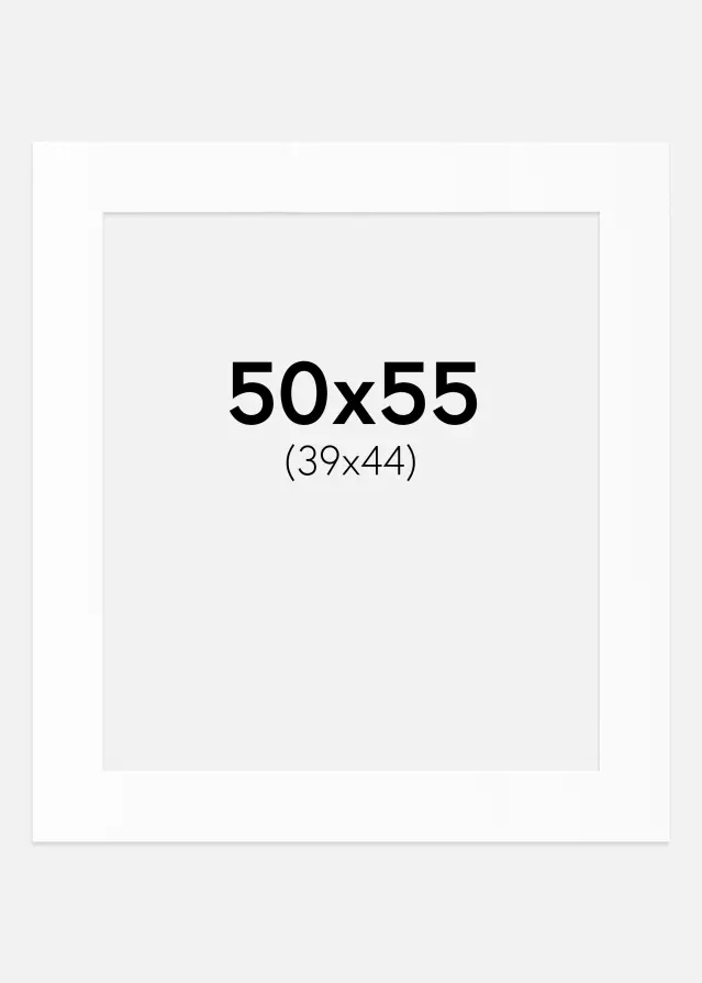 Artlink Mount White Standard (White Core) 50x55 cm (39x44)
