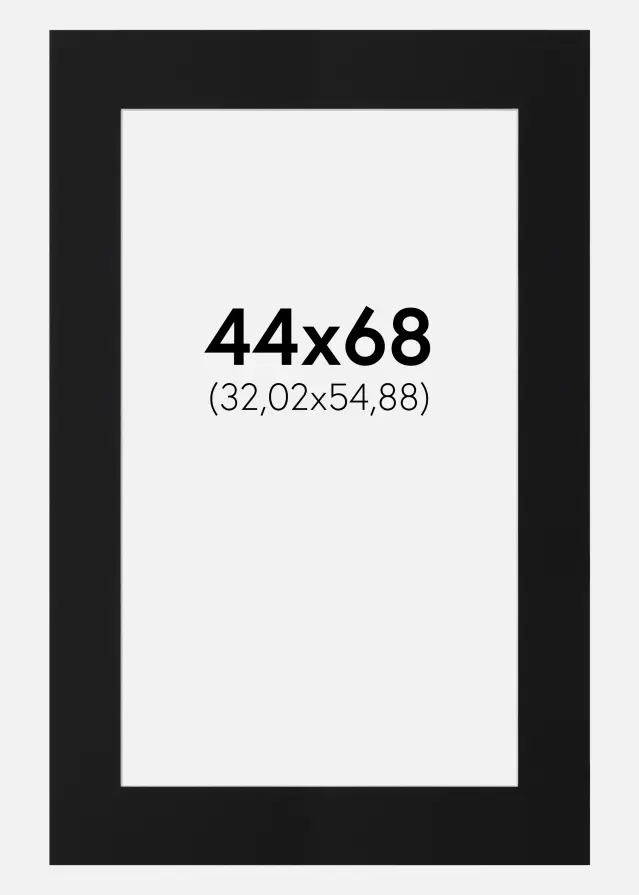 Artlink Mount Black Standard (White Core) 44x68 cm (32,02x54,88)