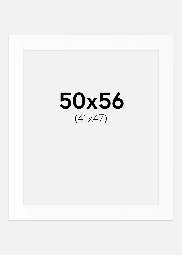 Artlink Mount White Standard (White Core) 50x56 cm (41x47)