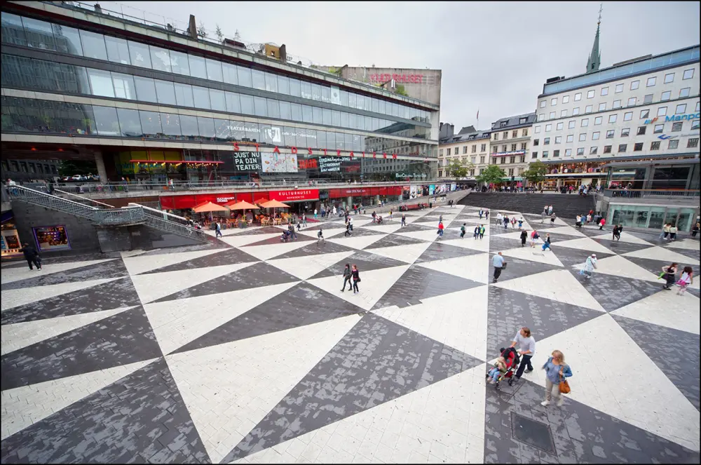 Estancia Sergels Square Stockholm - 50x70 cm Poster