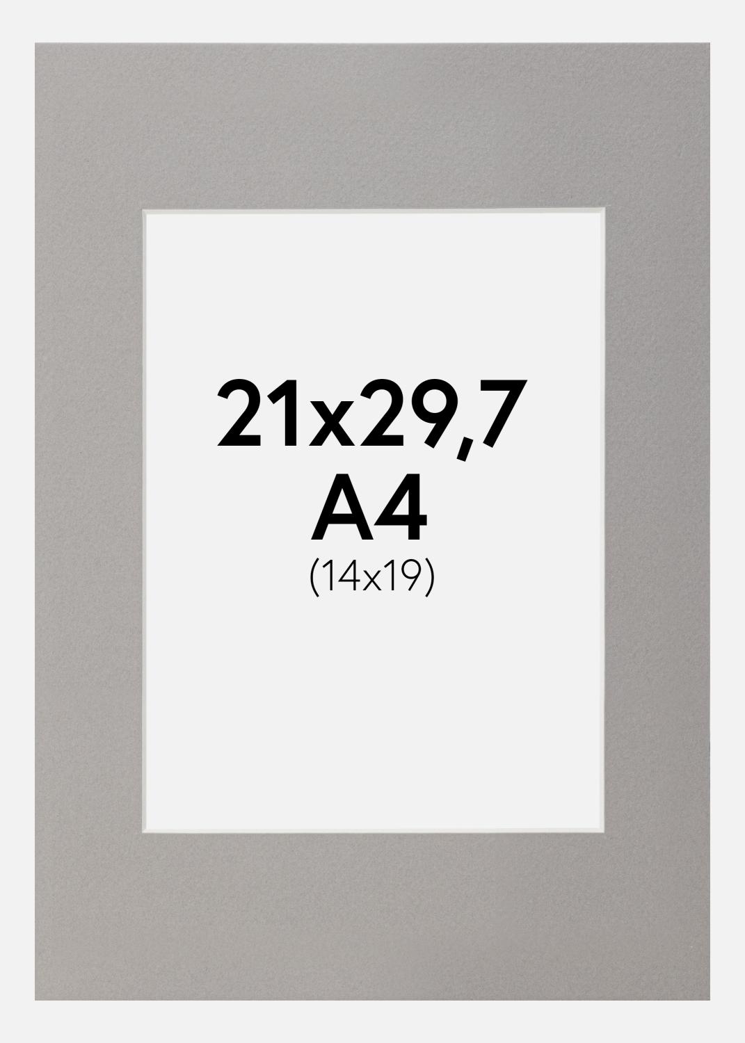 Product Image for Mount Grey 21x29,7 cm A4 (14x19)