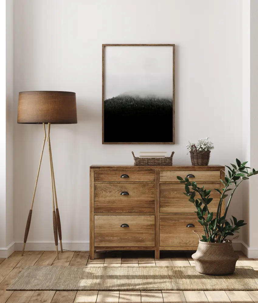 Bildverkstad Misty mountain Poster