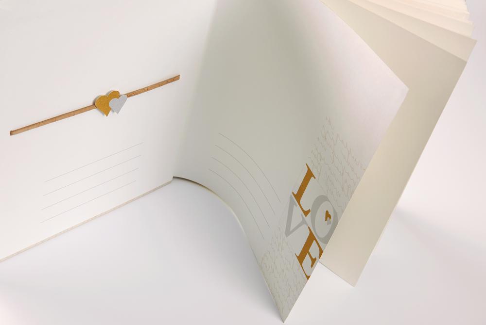 Walther Comunità Wedding album - 28x30.5 cm (50 White pages / 25 sheets)