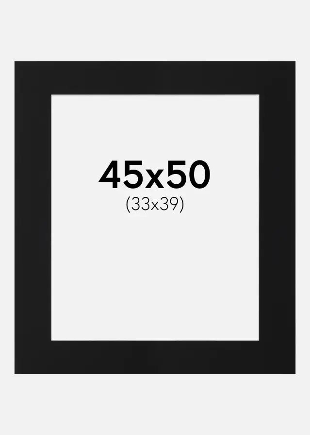 Artlink Mount Black Standard (White Core) 45x50 cm (33x39)