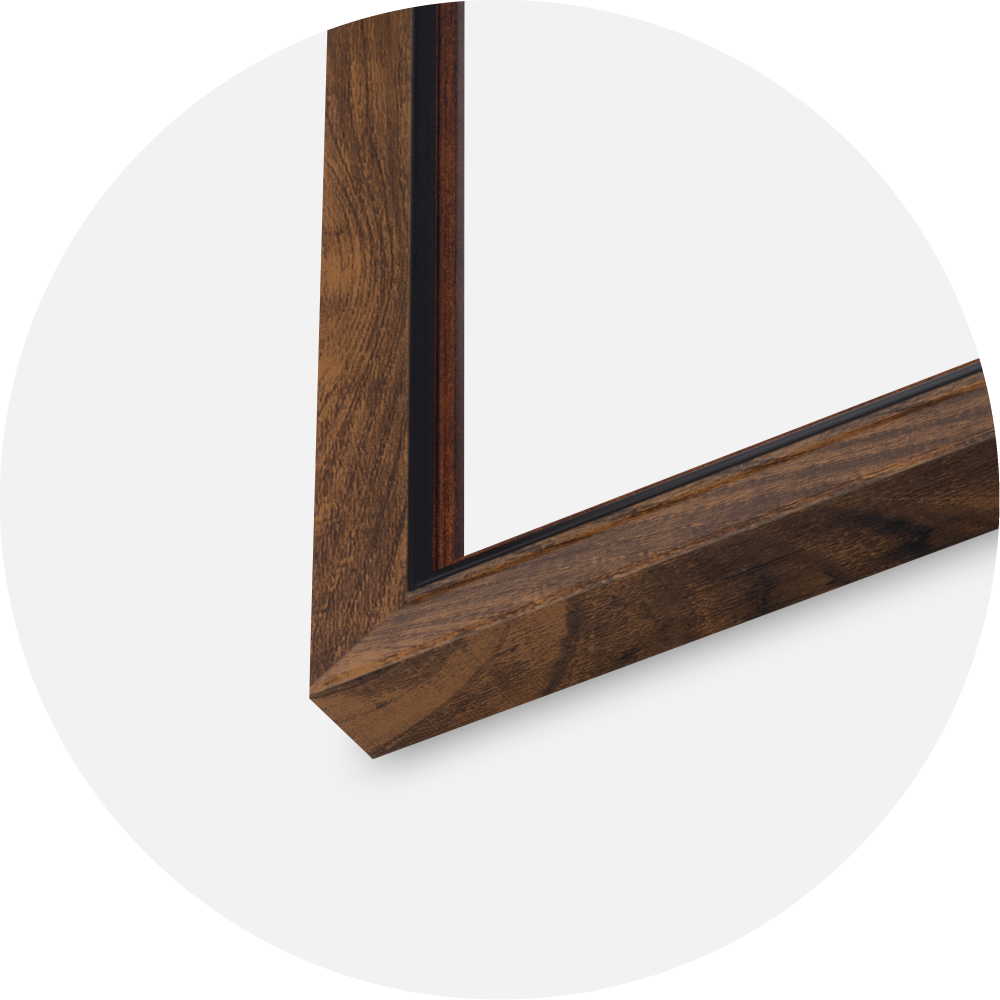 Jämtlands Ramfabrik Frame Obsidian Acrylic Glass Walnut 21x29.7 cm (A4)