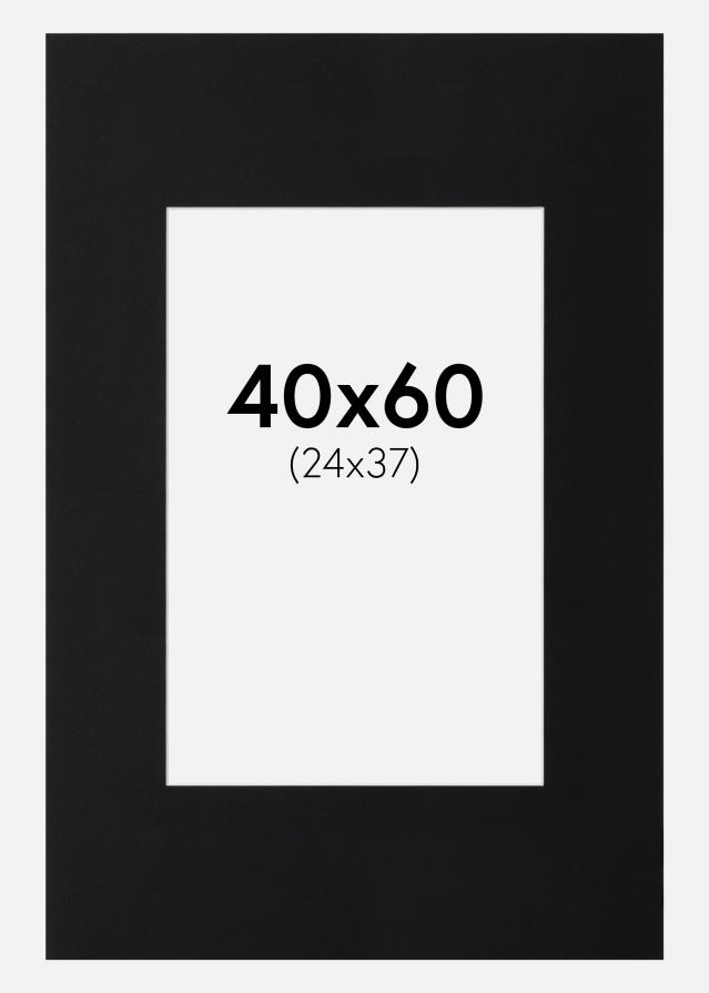 Galleri 1 Mount Canson Black (White Core) 40x60 cm (24x37)