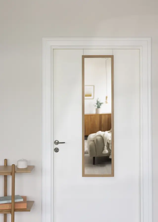 BGA Mirror Overdoor Oak 34x126 cm