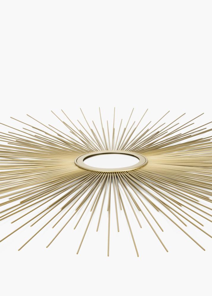 KAILA KAILA Round Mirror Sunrays - Gold 80 cm Ø