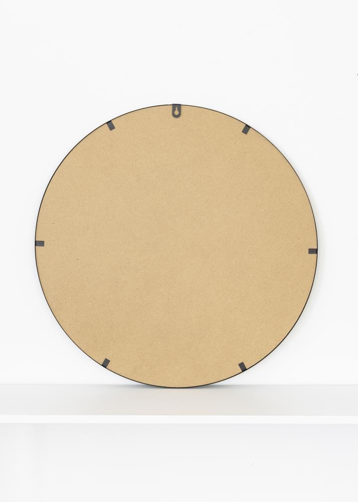 KAILA KAILA Round Mirror Triangles - Black 55 cm Ø