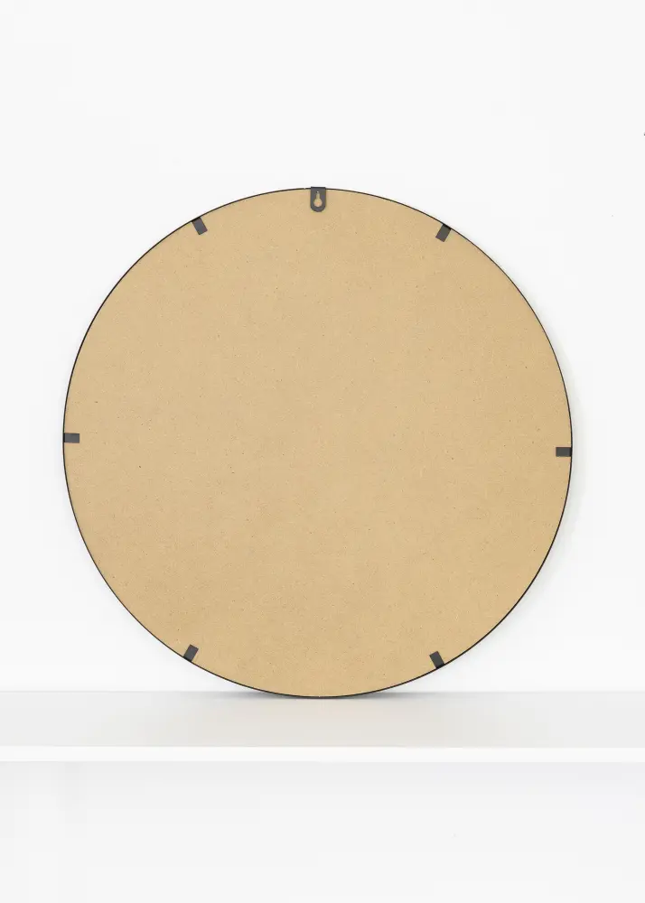 KAILA KAILA Round Mirror Triangles - Black 55 cm Ø