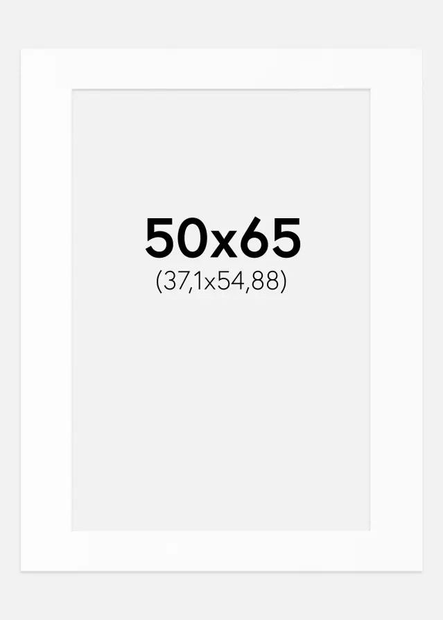 Artlink Mount White Standard (White Core) 50x65 cm (37,1x54,88)