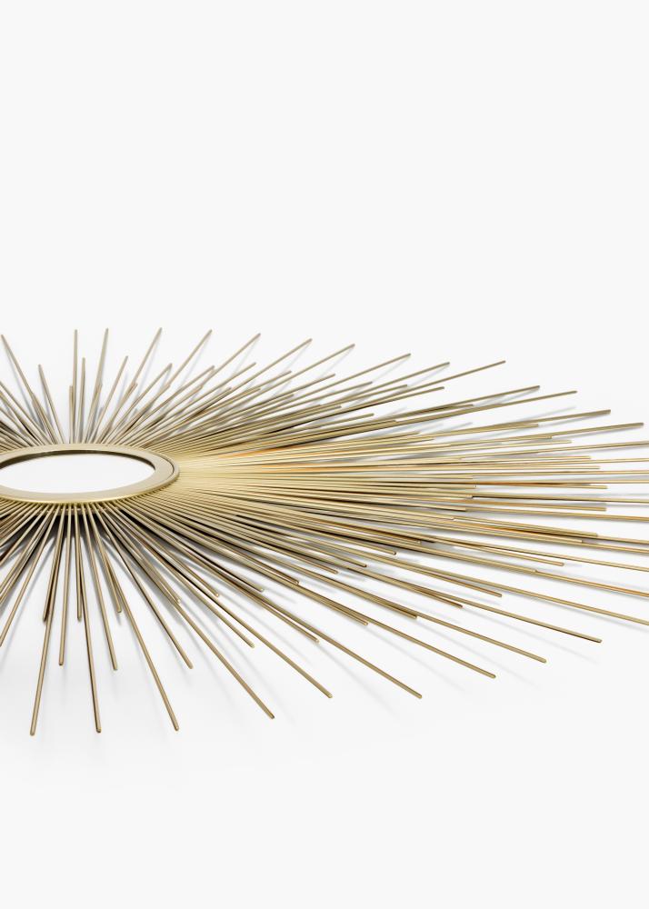 KAILA KAILA Round Mirror Sunrays - Gold 80 cm Ø