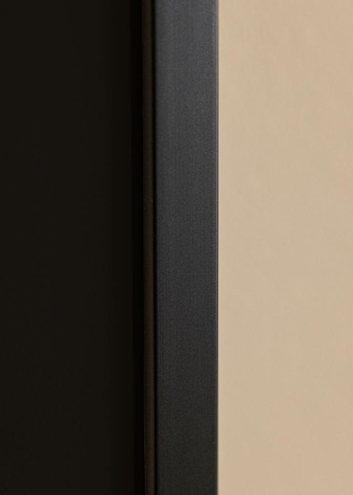 Ram med passepartou Frame E-Line Black 30x40 cm - Picture Mount Black 8x12 inches