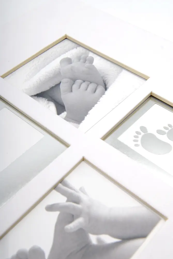 Walther Little Foot Album Grey-white - 28x30.5 cm (60 White pages / 30 sheets)