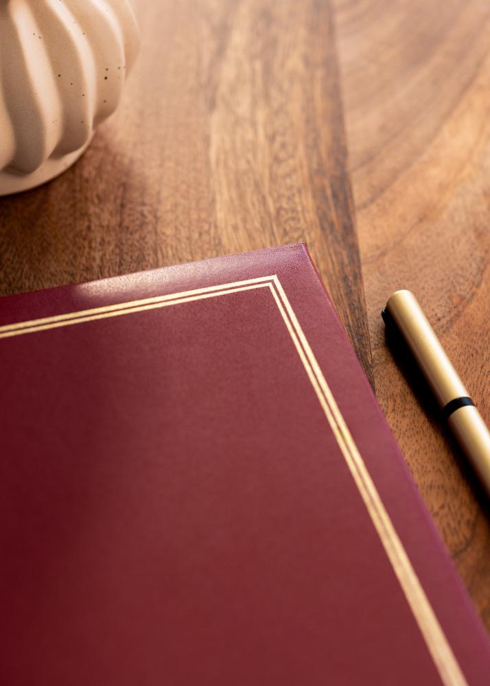 BGA Classico Album Red - 30x33 cm (100 White pages / 50 sheets)