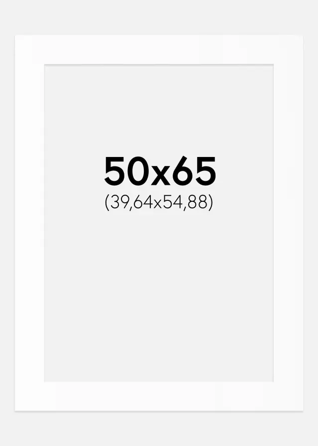Artlink Mount White Standard (White Core) 50x65 cm (39,64x54,88)