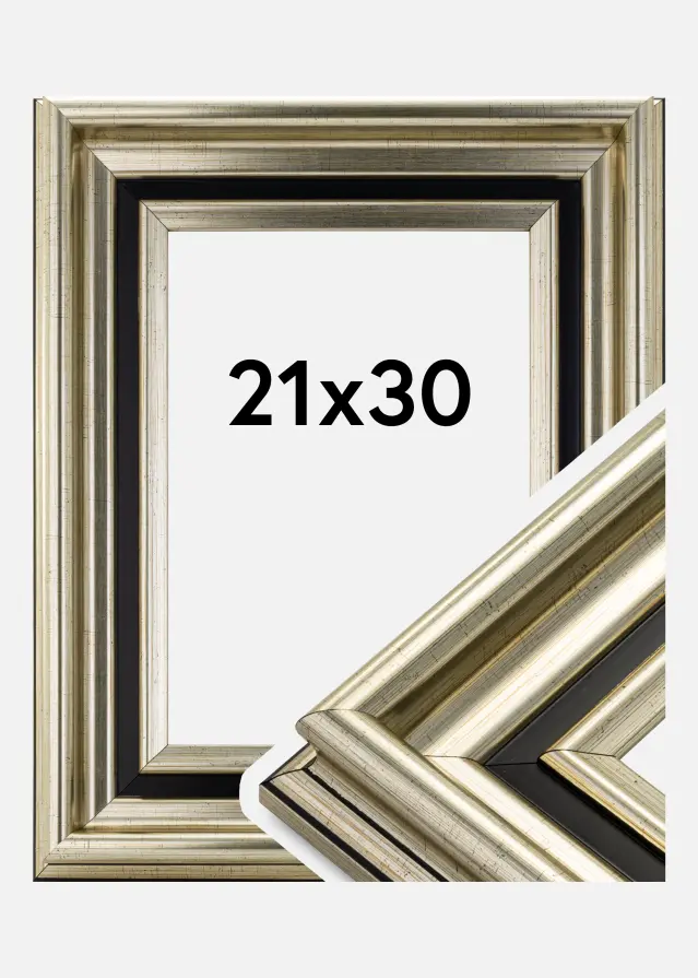 Ramverkstad Frame Gysinge Premium Silver 21x30 cm