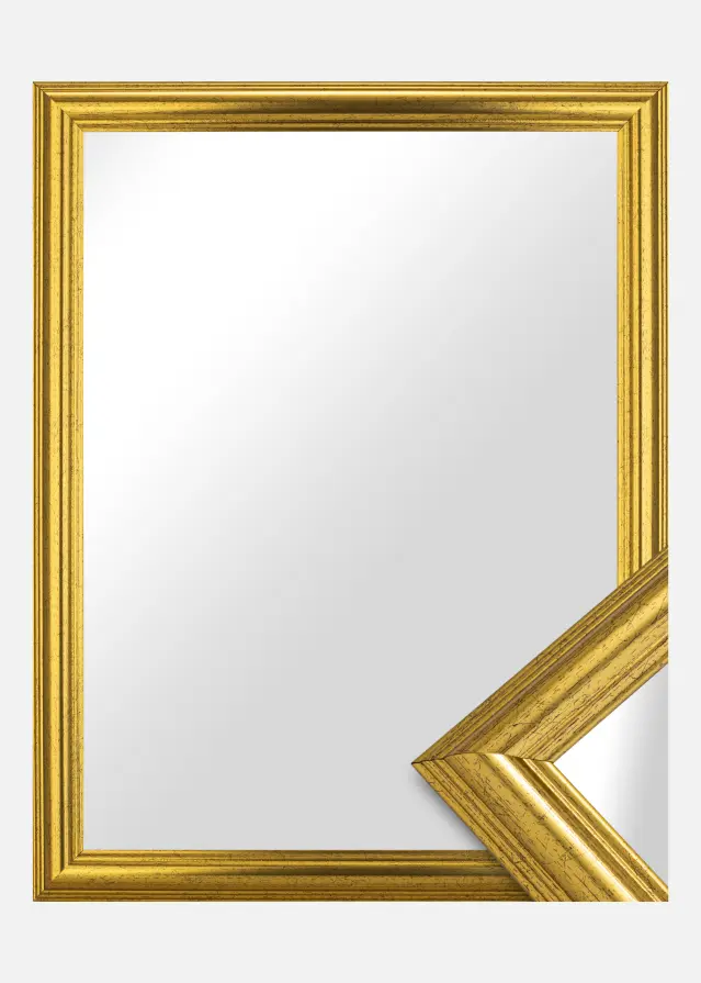 Ramverkstad Mirror West coast Gold - Custom Size