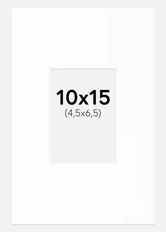Galleri 1 Mount Canson White (White Core) 10x15 cm (4,5x6,5)