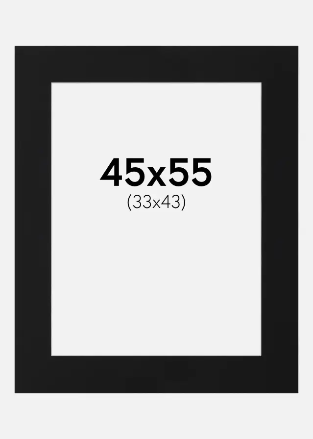 Artlink Mount Black Standard (White Core) 45x55 cm (33x43)