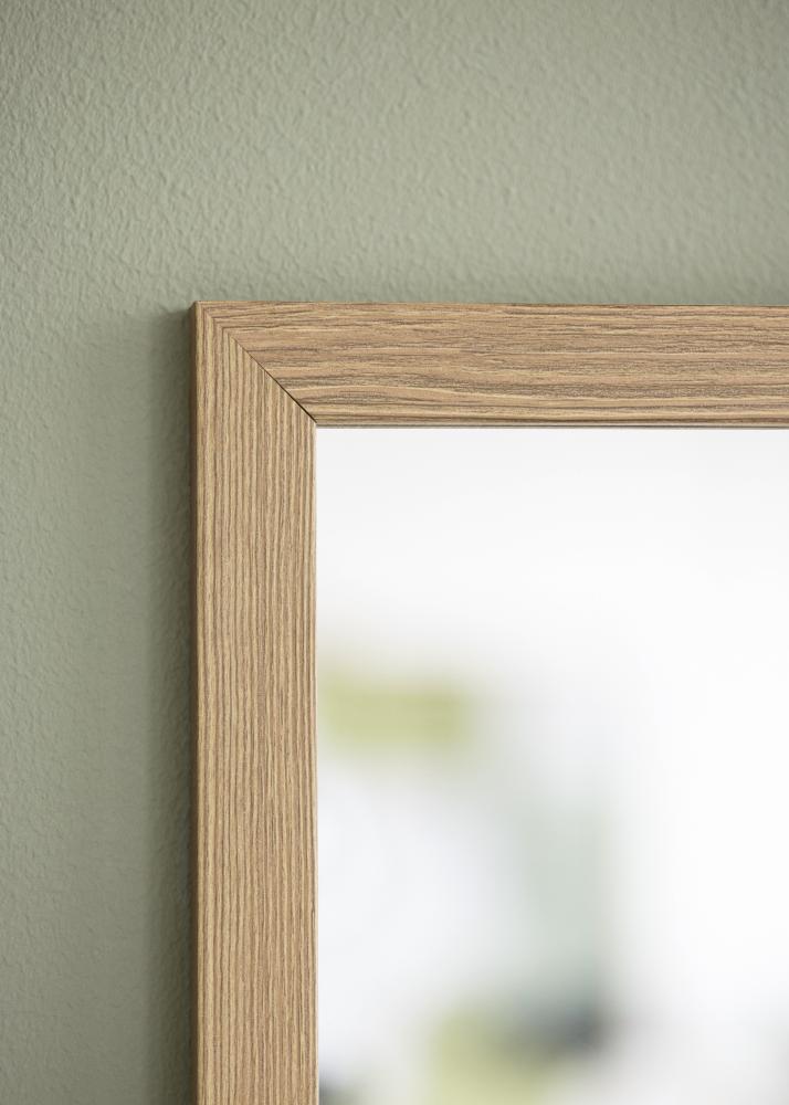 BGA Mirror Overdoor Oak 34x126 cm