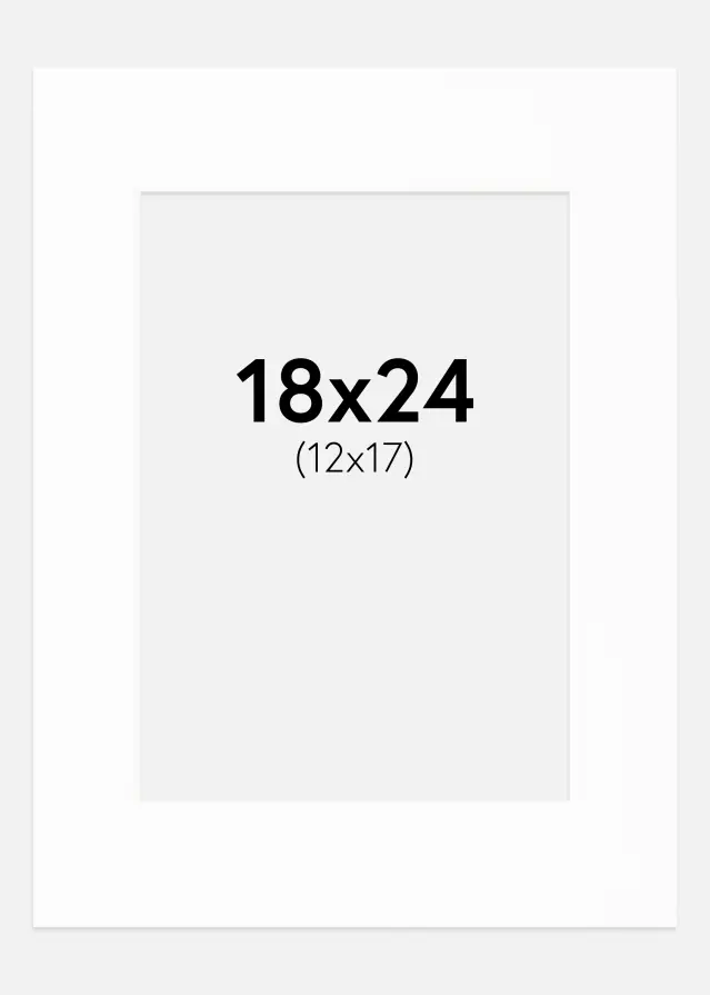 Galleri 1 Mount Canson White (White Core) 18x24 cm (12x17)