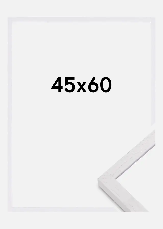 Mavanti Frame Glendale Matt Anti-reflective glass White 45x60 cm