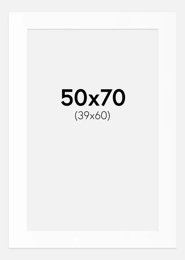 Artlink Mount White Standard (White Core) 50x70 cm (39x60)
