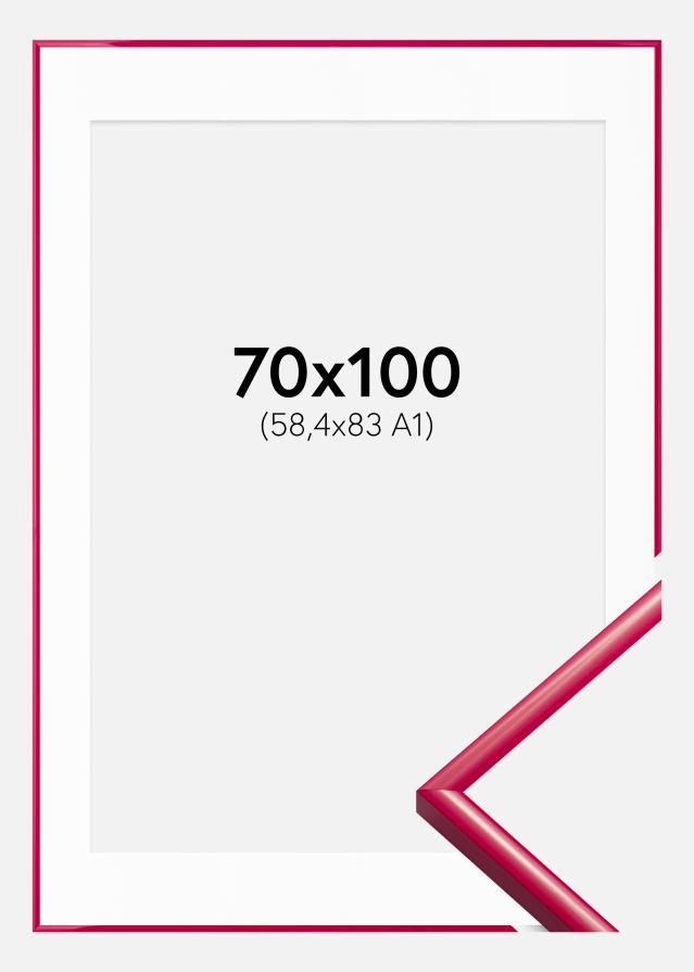 Ram med passepartou Frame New Lifestyle Rose 70x100 cm - Picture Mount White 59.4x84 cm