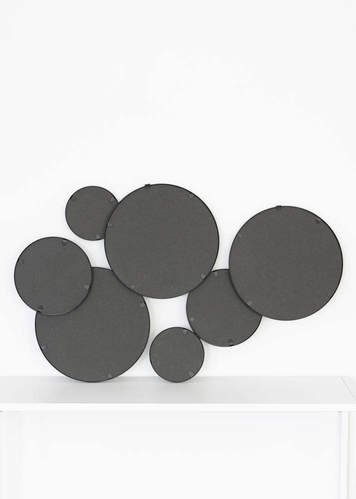 KAILA KAILA Mirror Bubbles - Black 72x43 cm