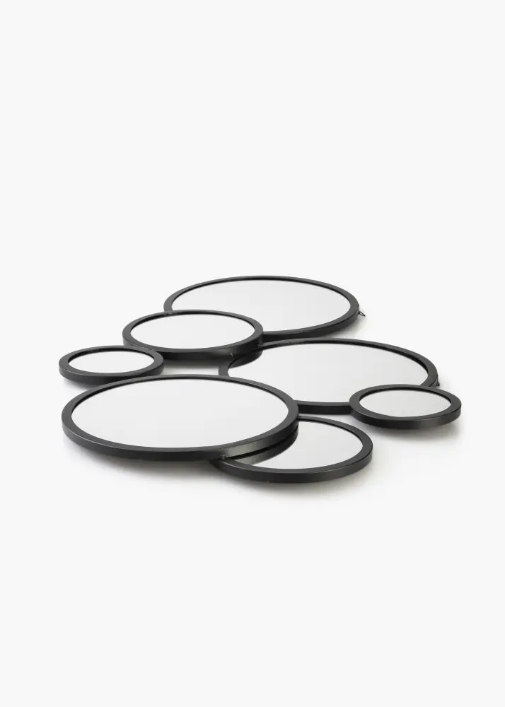 KAILA KAILA Mirror Bubbles - Black 72x43 cm