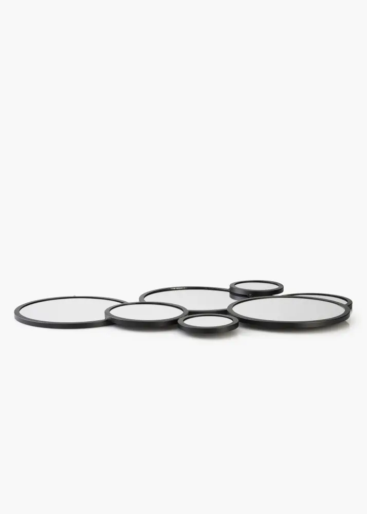 KAILA KAILA Mirror Bubbles - Black 72x43 cm