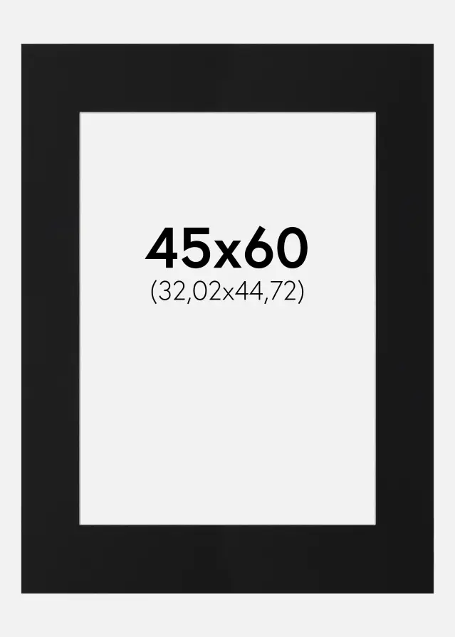 Artlink Mount Black Standard (White Core) 45x60 cm (32,02x44,72)