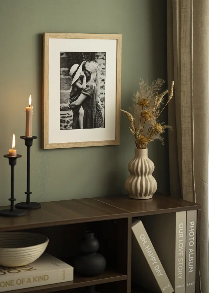 Galleri 1 Mount White (Black Core) 28x35 cm (19x24 cm)