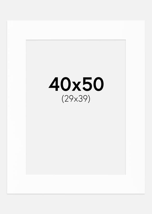 Galleri 1 Mount Canson White (White Core) 40x50 cm (29x39)