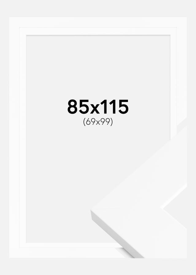 Ram med passepartou Härjedalen White 85x115 cm - Picture Mount White 70x100 cm