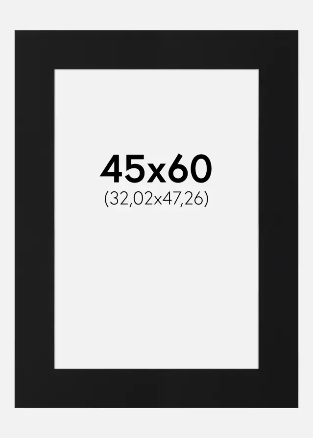 Artlink Mount Black Standard (White Core) 45x60 cm (32,02x47,26)