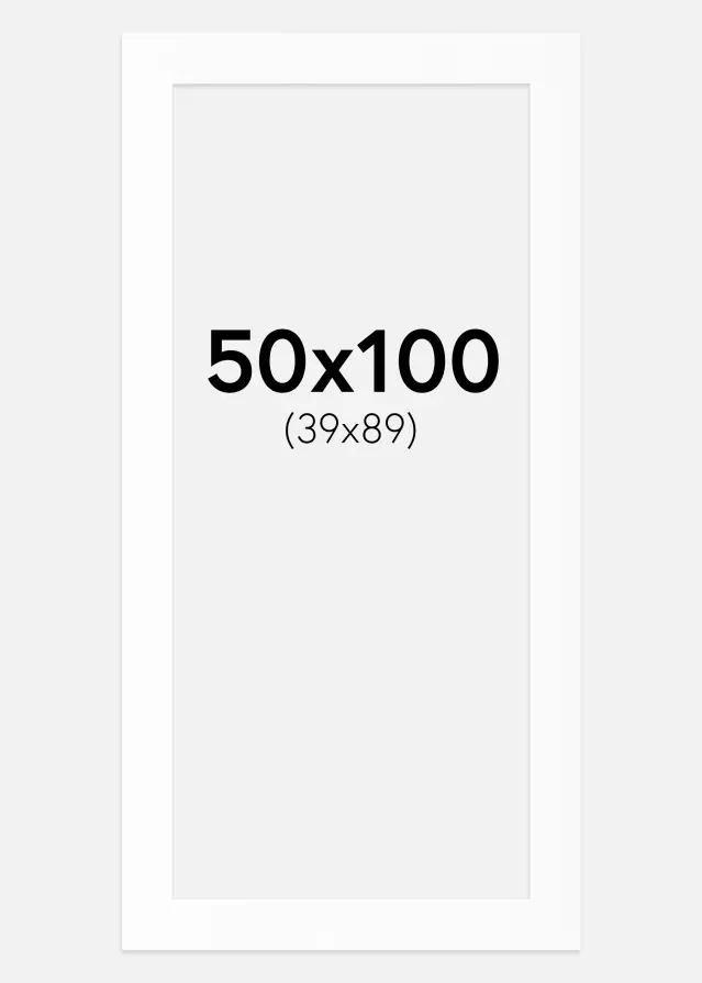 Artlink Mount White Standard (White Core) 50x100 cm (39x89)