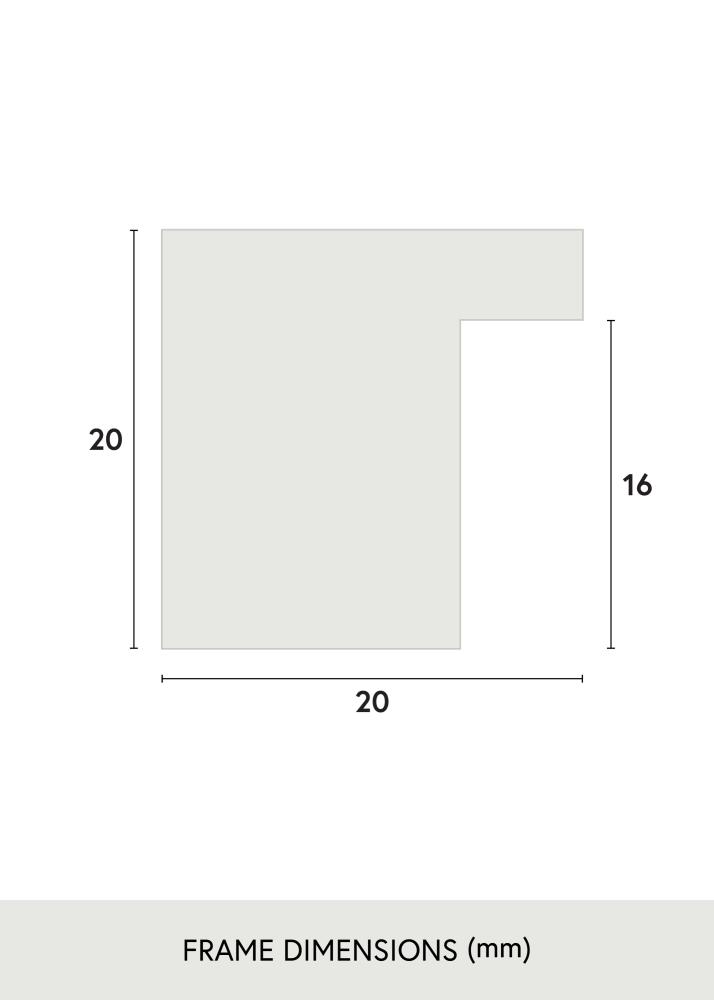 Jämtlands Ramfabrik Frame Salisbury Acrylic Glass Oak 30x30 cm