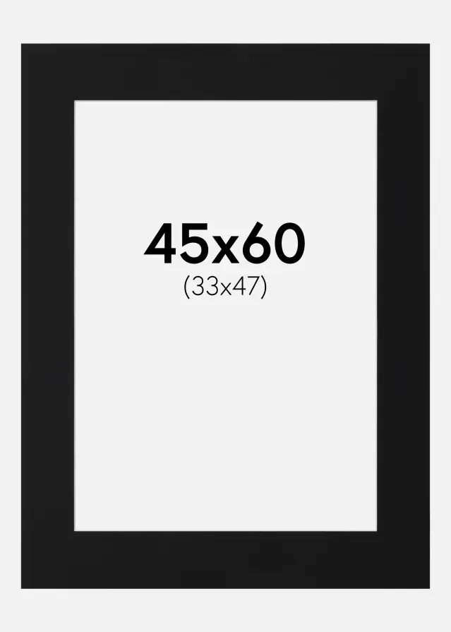 Artlink Mount Black Standard (White Core) 45x60 cm (33x47)