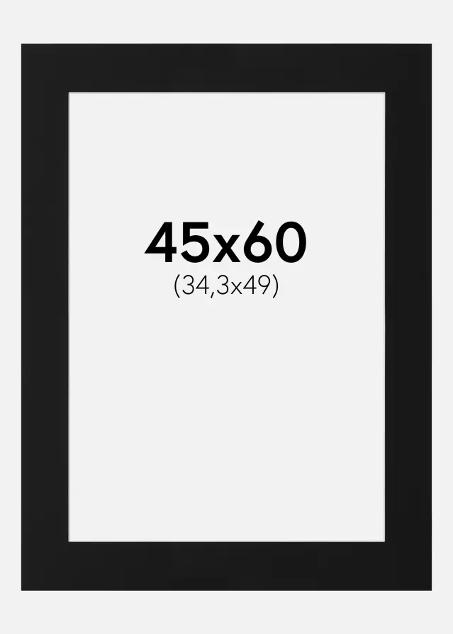 Artlink Mount Black Standard (White Core) 45x60 cm (34,3x49)