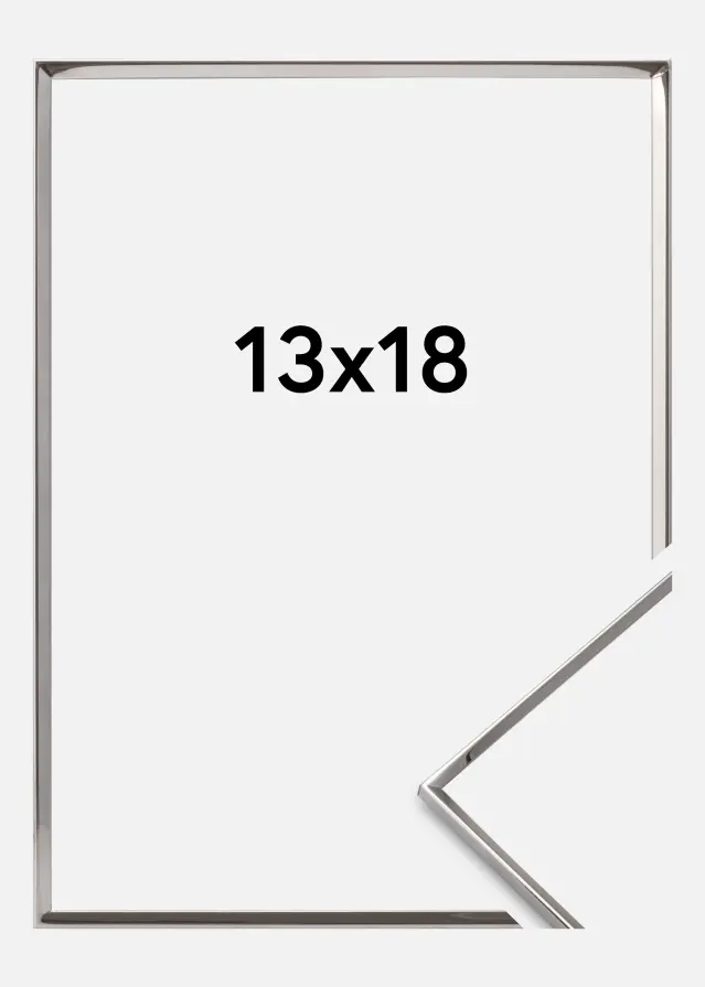 Estancia Frame Slät Metall Silver 13x18 cm