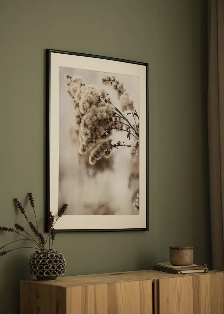 Ram med passepartou Frame Victoria Black 40x50 cm - Picture Mount White 28x35 cm
