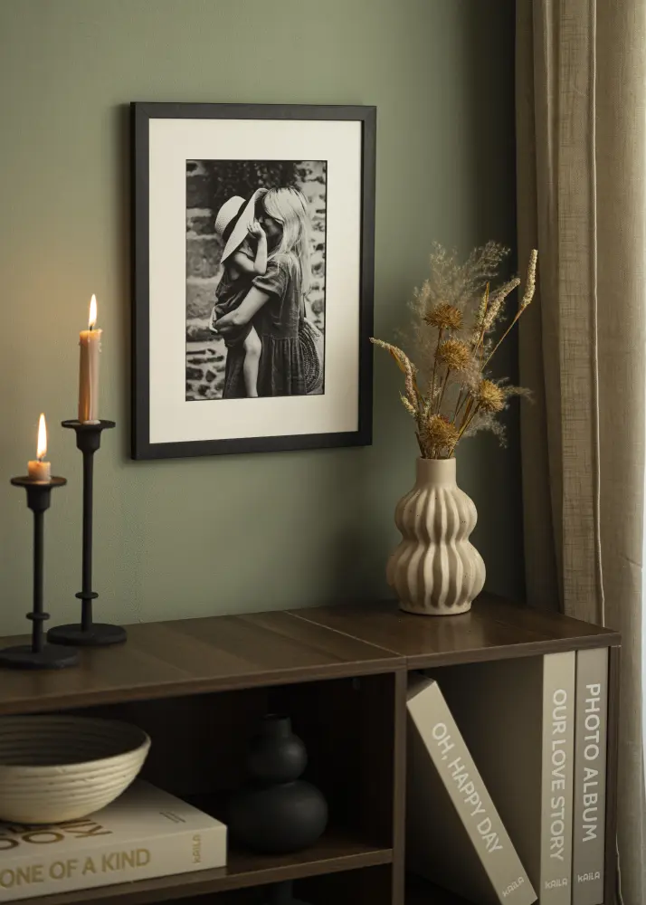 Galleri 1 Mount White (Black Core) 28x35 cm (19x24 cm)