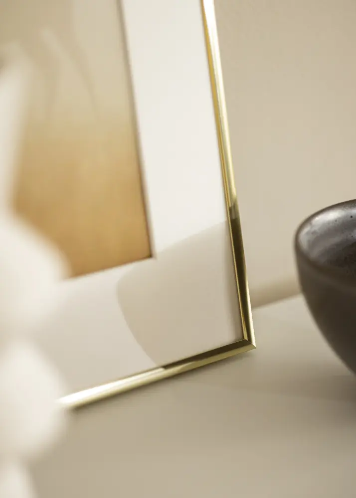 Estancia Frame Visby Acrylic glass Glossy Gold 50x70 cm