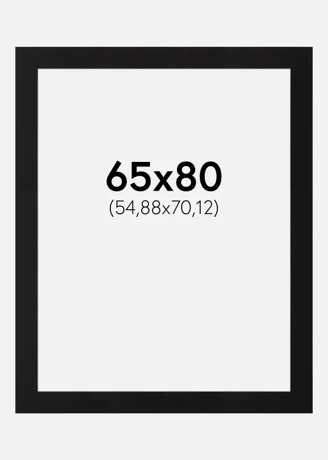 Galleri 1 Mount Canson Black (White Core) 65x80 cm (54,88x70,12)