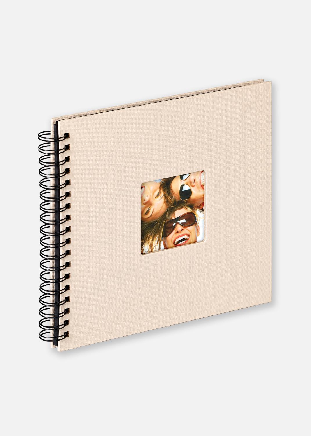 Product Image for Fun Spiral bound album Sand - 26x25 cm (40 Black pages / 20 sheets)