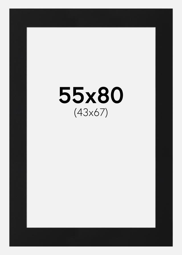 Artlink Mount Black Standard (White Core) 55x80 cm (43x67)