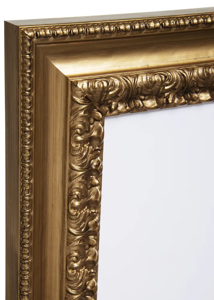 Ramverkstad Mirror Drottningholm Gold III - Custom Size